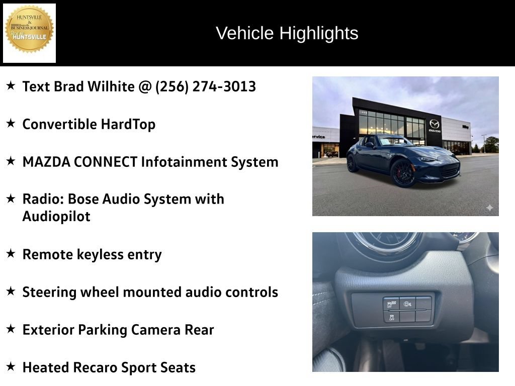 Certified 2026 MAZDA MX-5 Miata RF Club RWD image 7