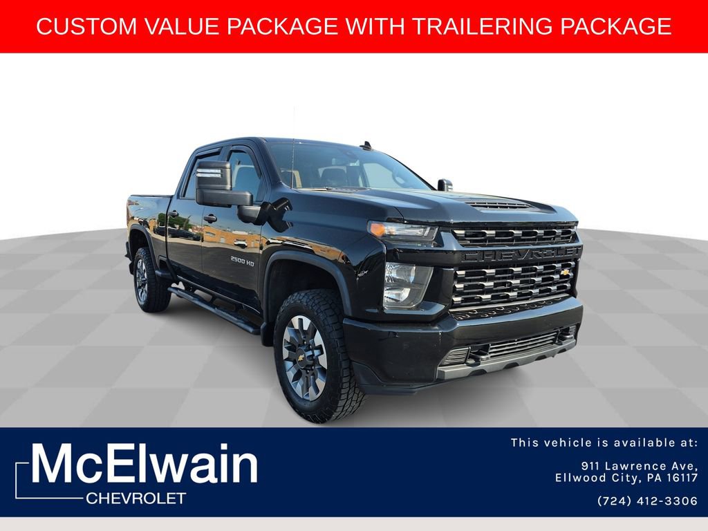 Used 2021 Chevrolet Silverado 2500 Custom w/ Custom Value Package AWD/4WD image 1