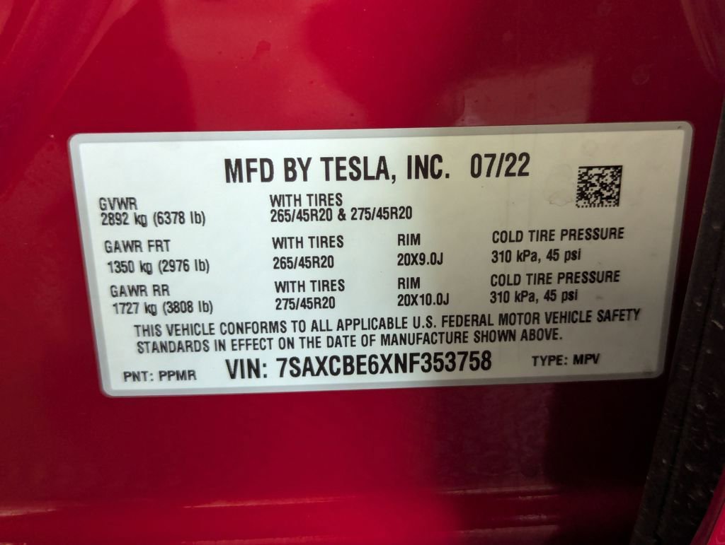 Used 2022 Tesla Model X Plaid image 57