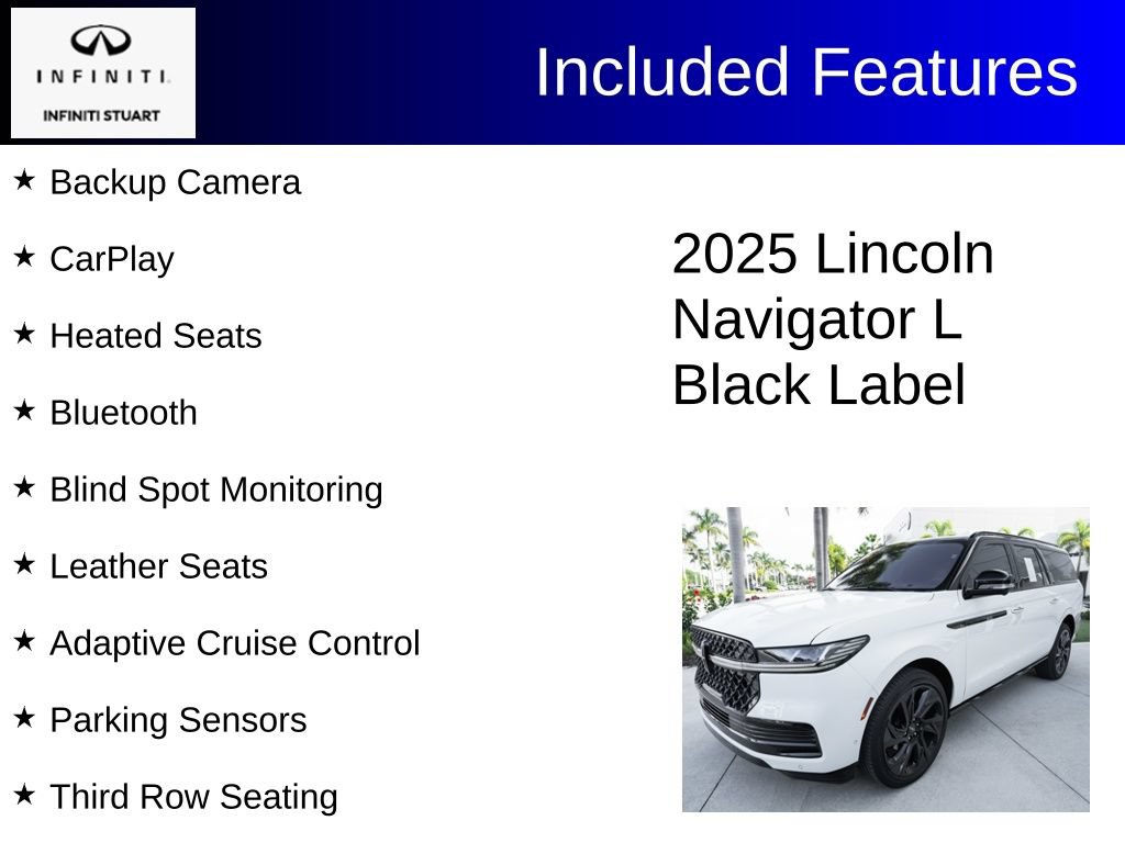 Used 2025 Lincoln Navigator L Black Label AWD/4WD image 2