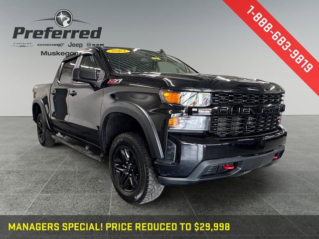 Used 2021 Chevrolet Silverado 1500 Custom Trail Boss image 1