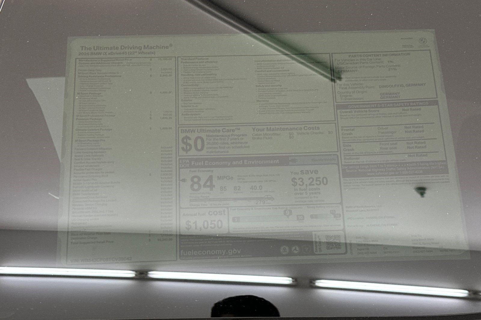 New 2026 BMW iX xDrive45 w/ M Sport Package image 29