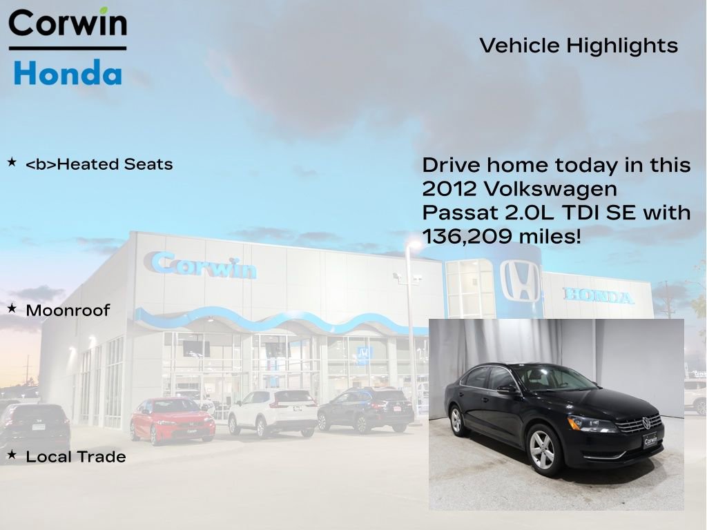 Used 2012 Volkswagen Passat TDI SE image 6