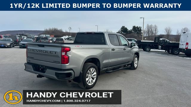 Certified 2023 Chevrolet Silverado 1500 Custom w/ LPO, Dark Essentials Package AWD/4WD image 3