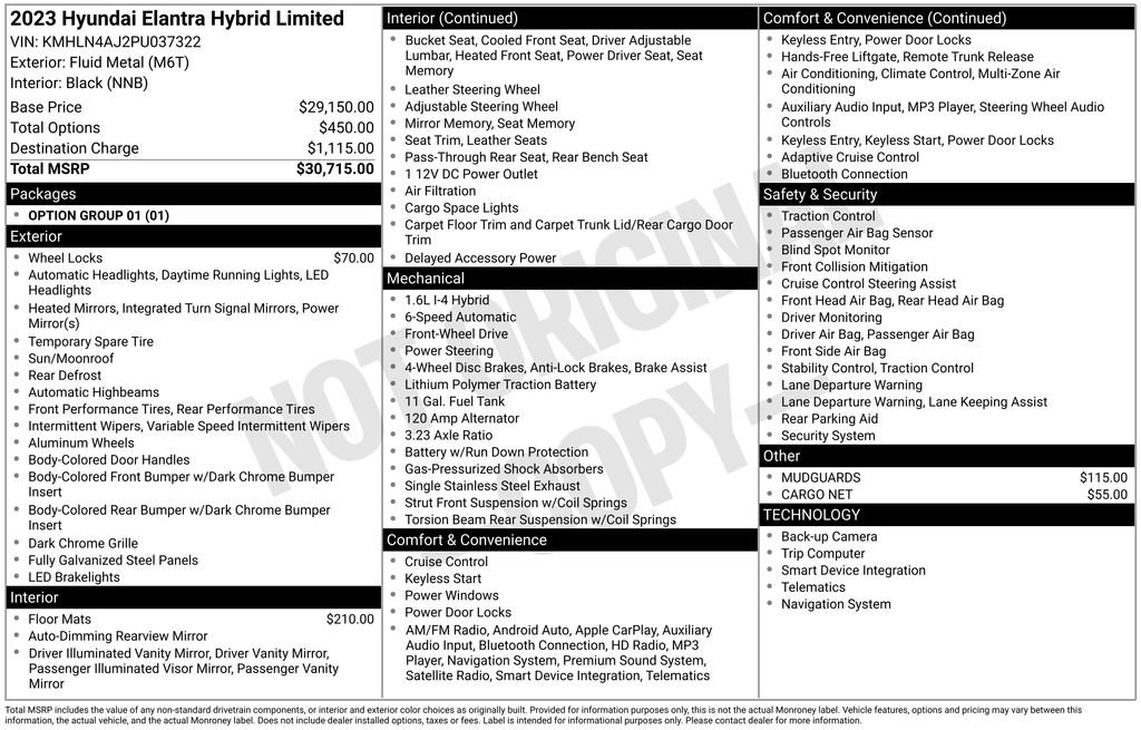 Used 2023 Hyundai Elantra Limited image 6