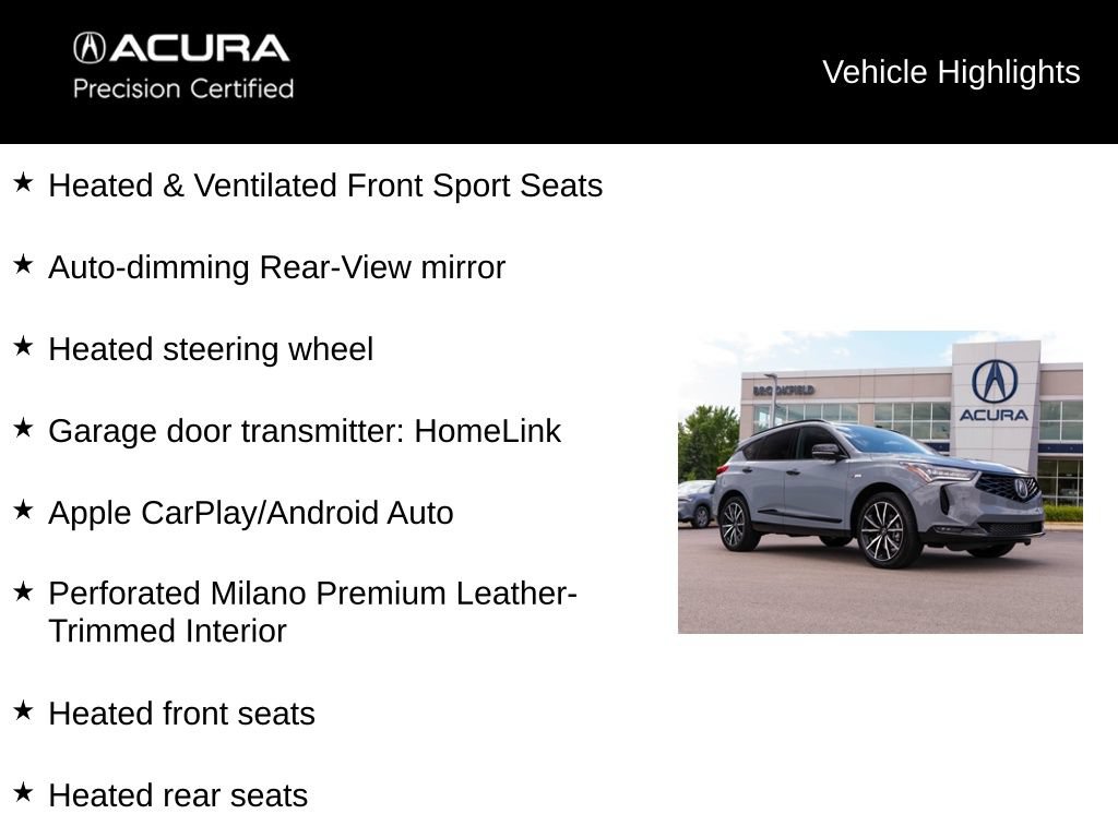 Certified 2025 Acura RDX A-Spec w/ Advance Package AWD/4WD image 21