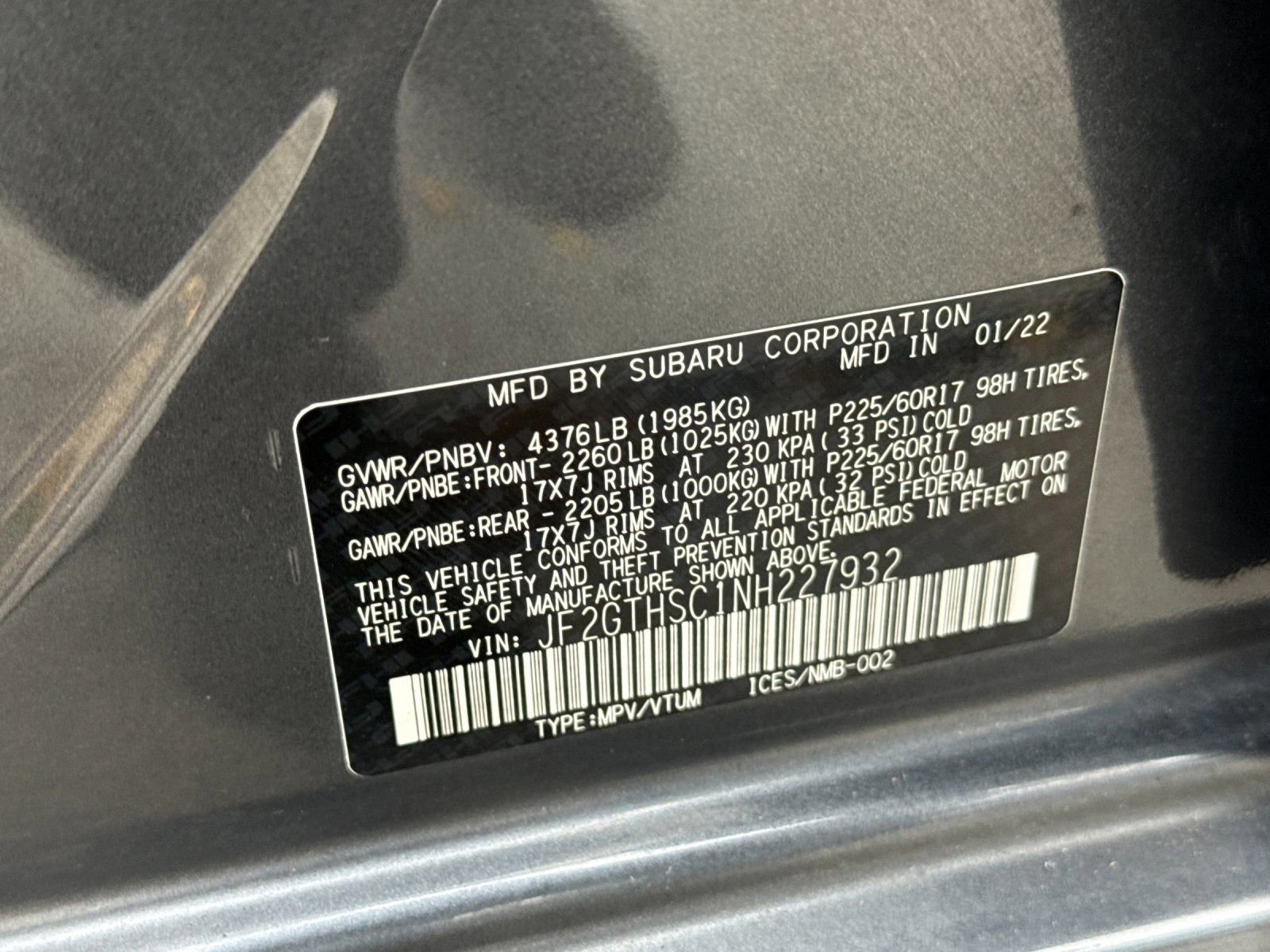 Used 2022 Subaru Crosstrek 2.5i Sport w/ Moonroof Package image 34