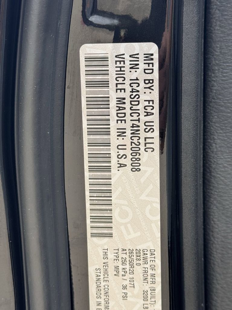 Used 2022 Dodge Durango R/T w/ Blacktop Package AWD/4WD image 34
