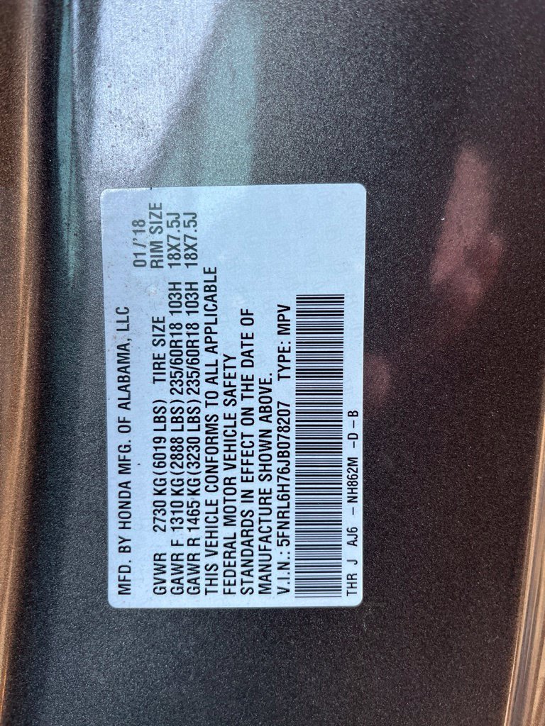 Used 2018 Honda Odyssey EX-L image 9