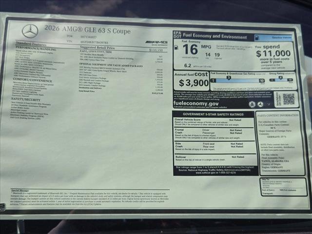 New 2026 Mercedes-Benz GLE 63 AMG S image 13