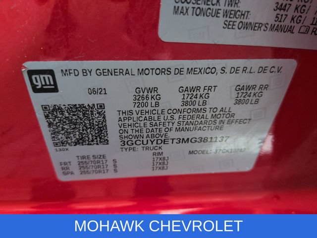 Used 2021 Chevrolet Silverado 1500 LT AWD/4WD image 34
