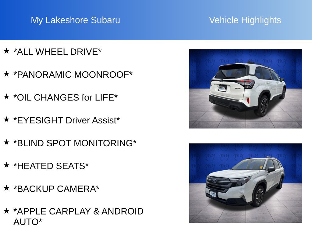 Certified 2025 Subaru Forester Premium AWD/4WD image 6