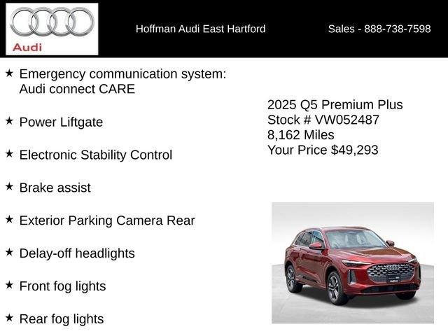 Certified 2025 Audi Q5 Premium w/ Premium Plus AWD/4WD image 30