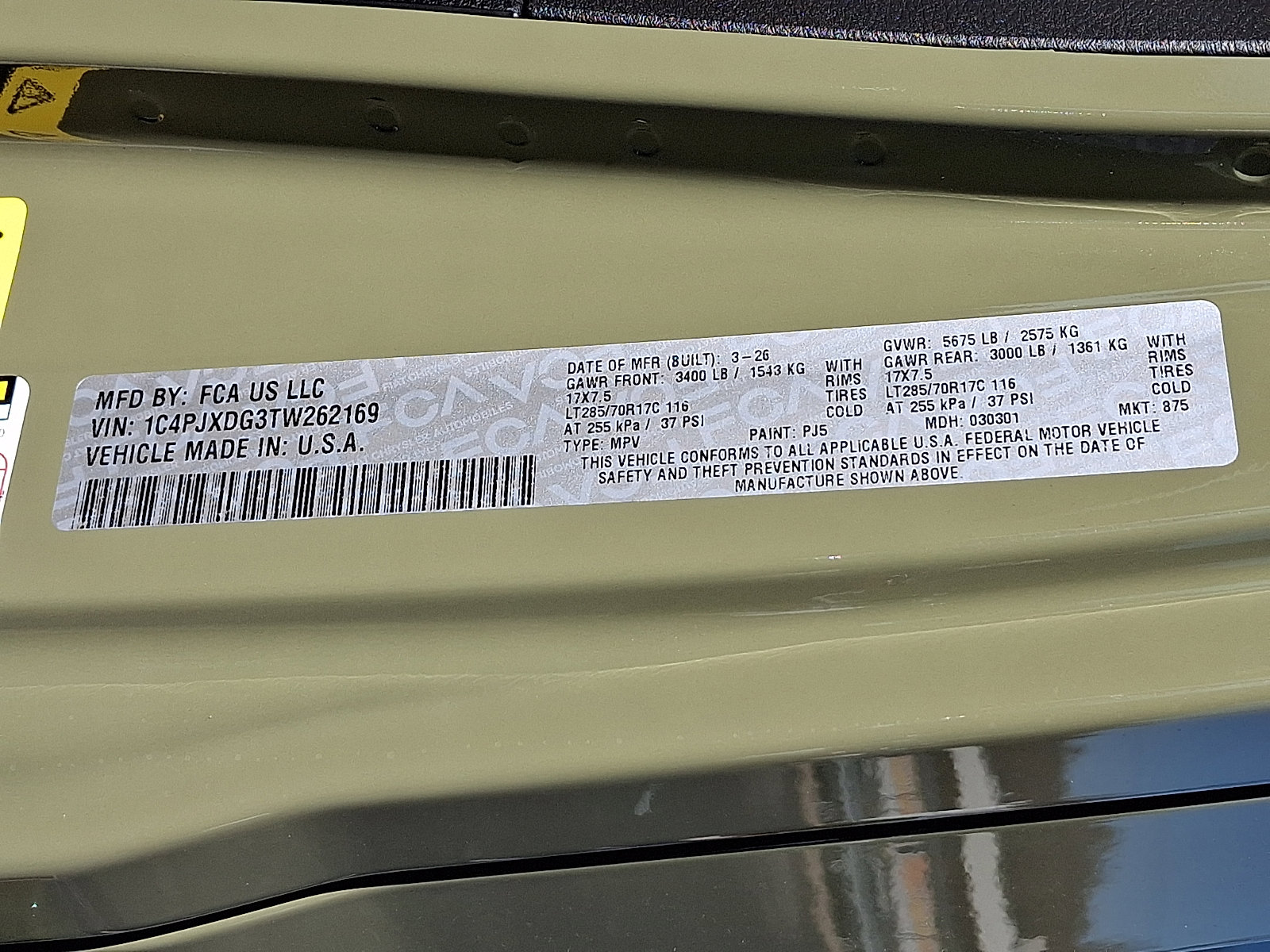 New 2026 Jeep Wrangler Unlimited Sport image 16