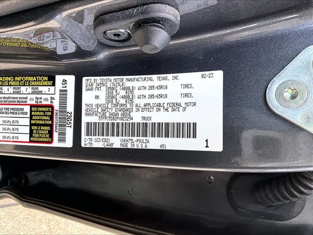Used 2023 Toyota Tundra TRD Pro w/ TRD Pro Tow Package AWD/4WD image 37