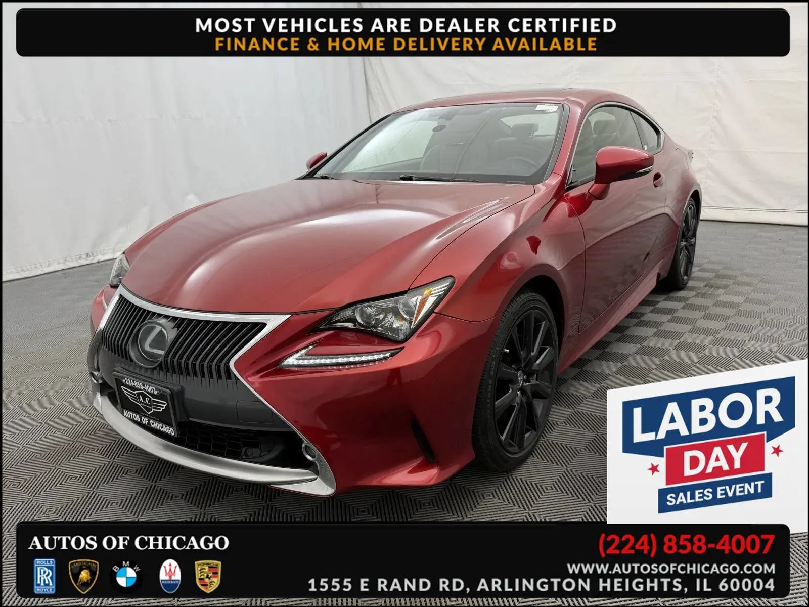 Used 2015 Lexus RC 350 AWD w/ Luxury Package image 1