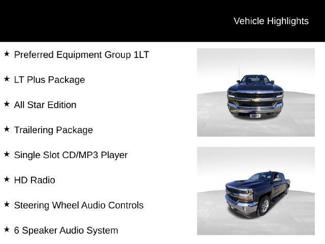 Certified 2018 Chevrolet Silverado 1500 LT w/ All Star Edition AWD/4WD image 13