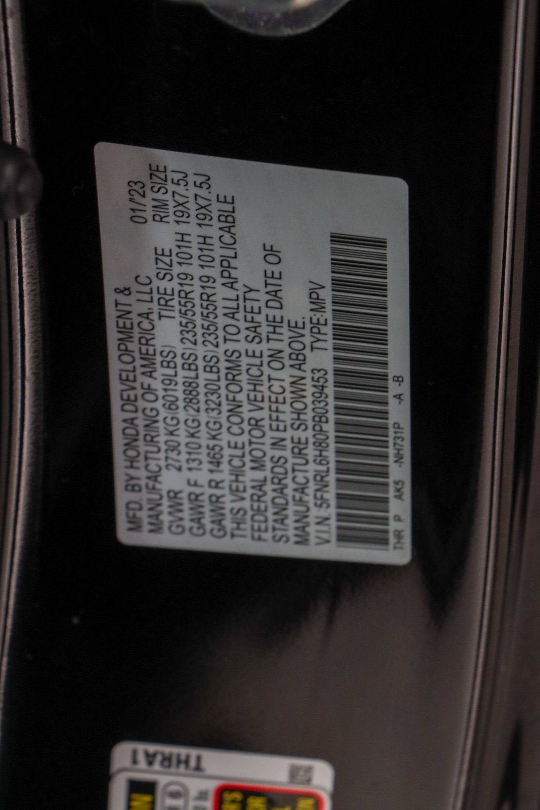 Used 2023 Honda Odyssey Touring image 36