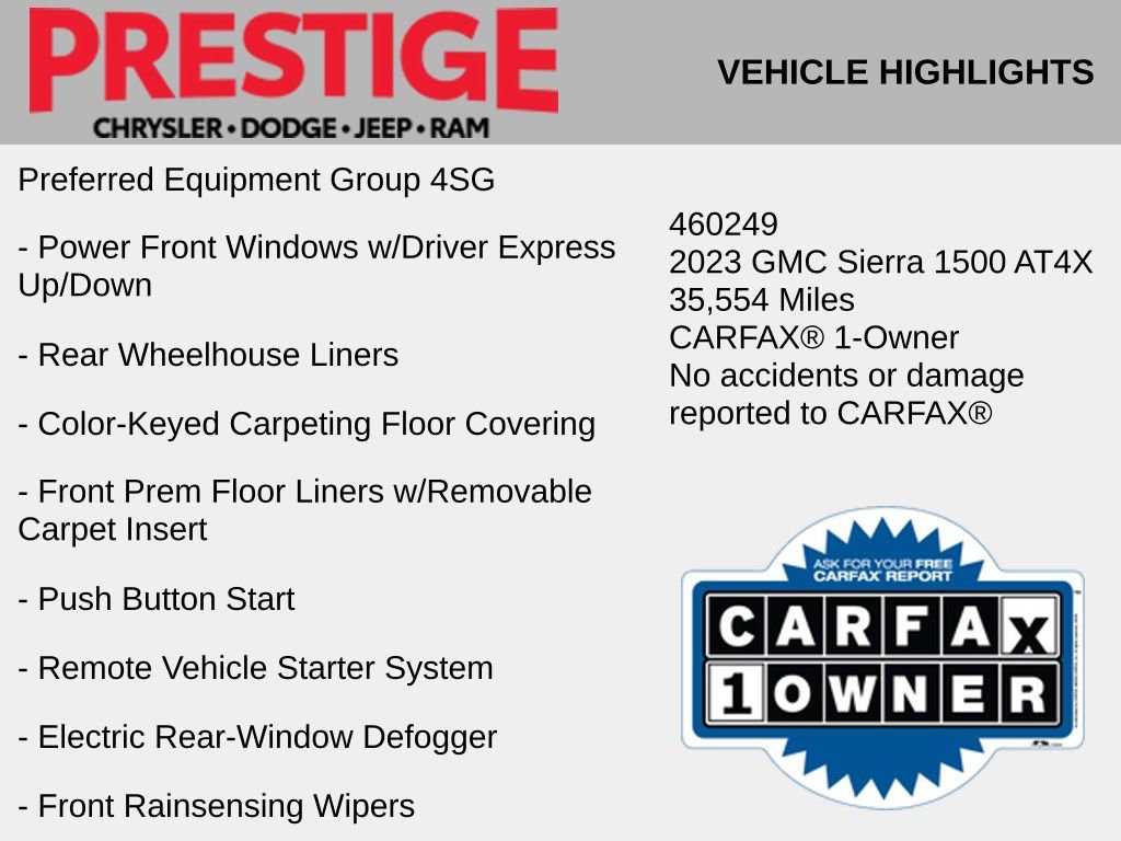 Used 2023 GMC Sierra 1500 AT4X w/ AT4X AEV Edition AWD/4WD image 4