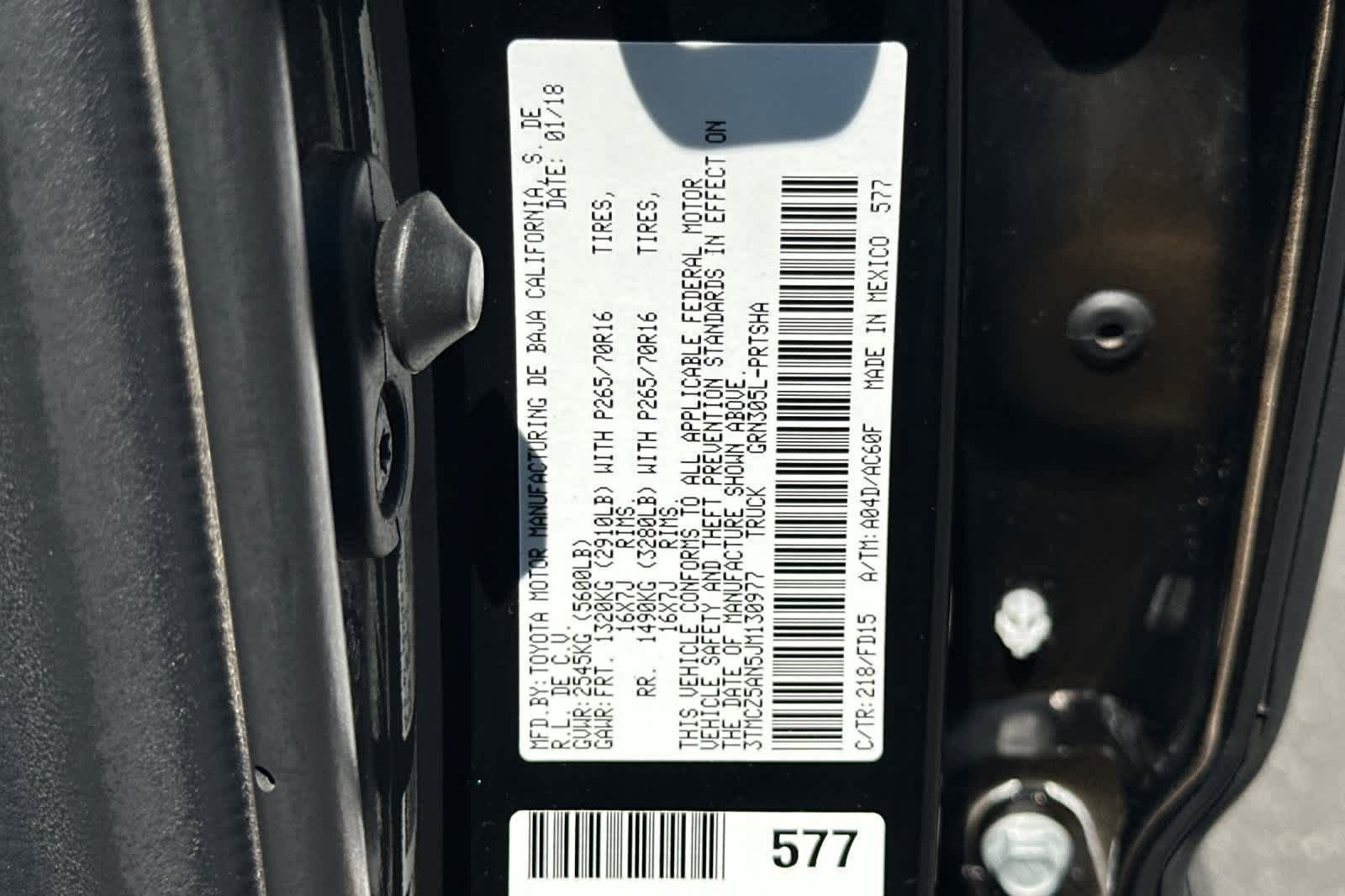 Used 2018 Toyota Tacoma TRD Off-Road AWD/4WD image 29