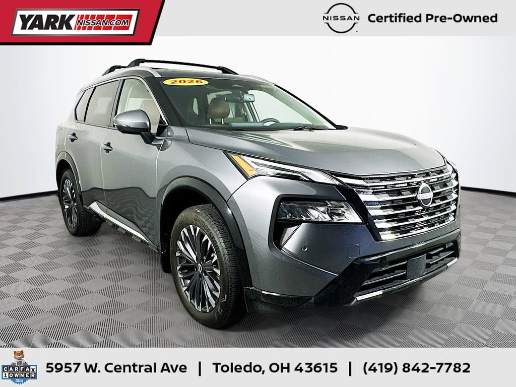 Certified 2026 Nissan Rogue Platinum w/ Platinum Premium Package AWD/4WD 360° Tour