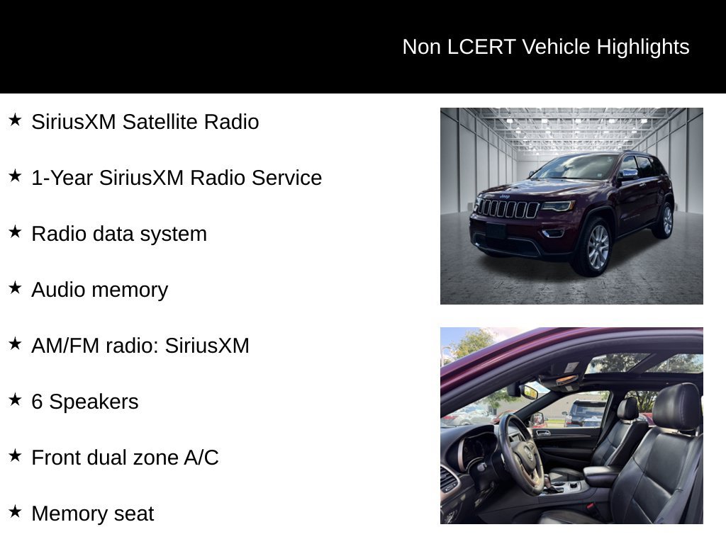 Used 2017 Jeep Grand Cherokee Limited w/ Luxury Group II AWD/4WD image 30