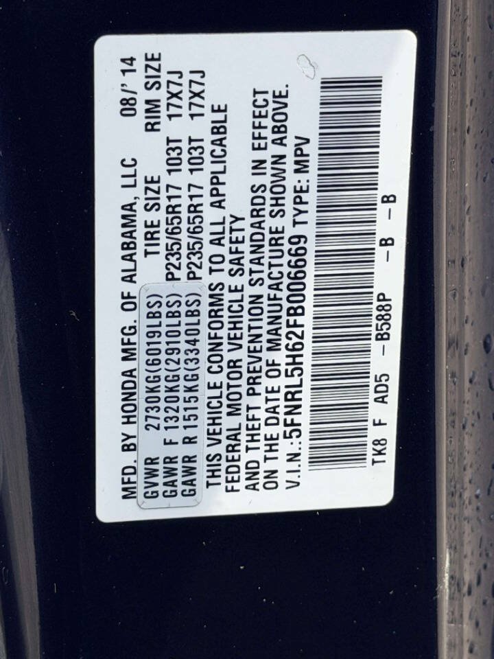 Used 2015 Honda Odyssey EX-L image 21