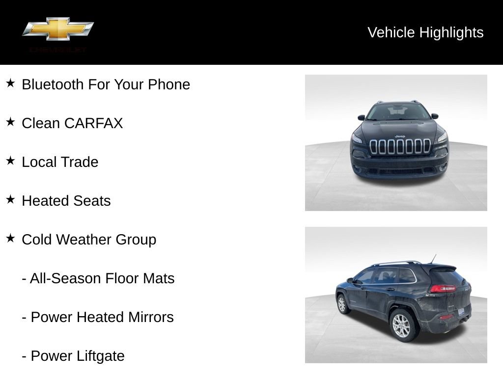 Used 2015 Jeep Cherokee Latitude w/ Cold Weather Group image 18