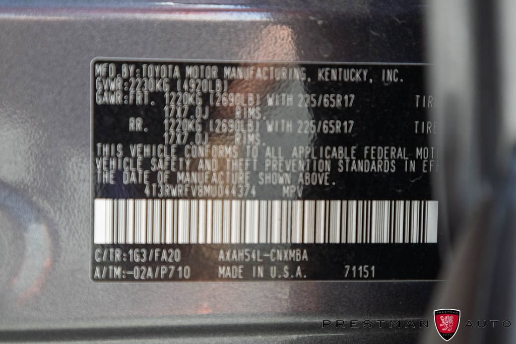 Used 2021 Toyota RAV4 XLE w/ Convenience Package AWD/4WD image 40
