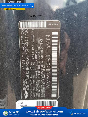 Used 2008 MINI Cooper Hardtop image 16