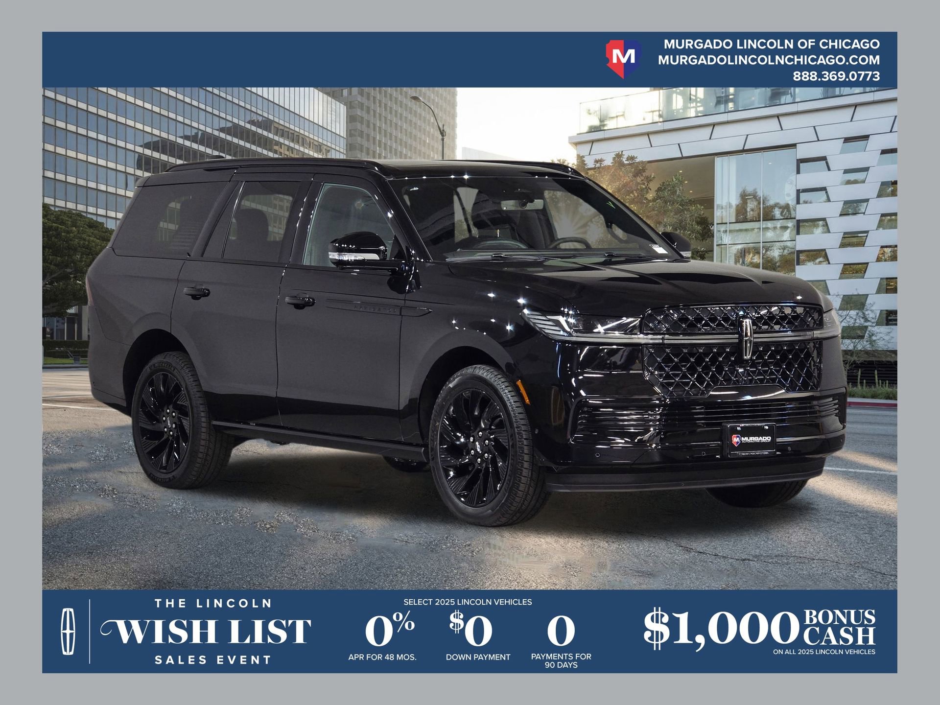 New 2025 Lincoln Navigator L Reserve w/ Jet Appearance Package image 1