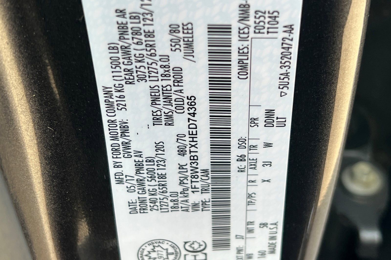 Used 2017 Ford F350 Lariat w/ Camper Package image 24