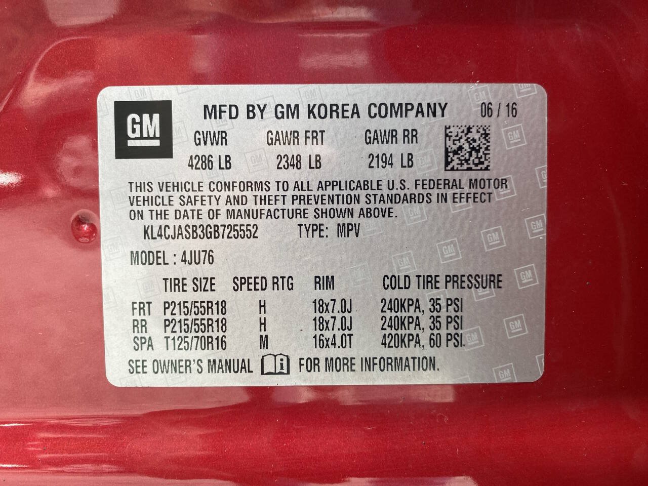 Used 2016 Buick Encore FWD image 32