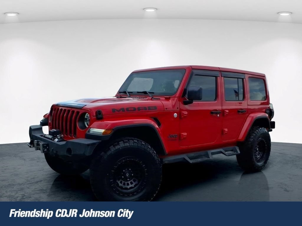 Used 2018 Jeep Wrangler Unlimited Sahara w/ Quick Order Package 24M Moab AWD/4WD image 1