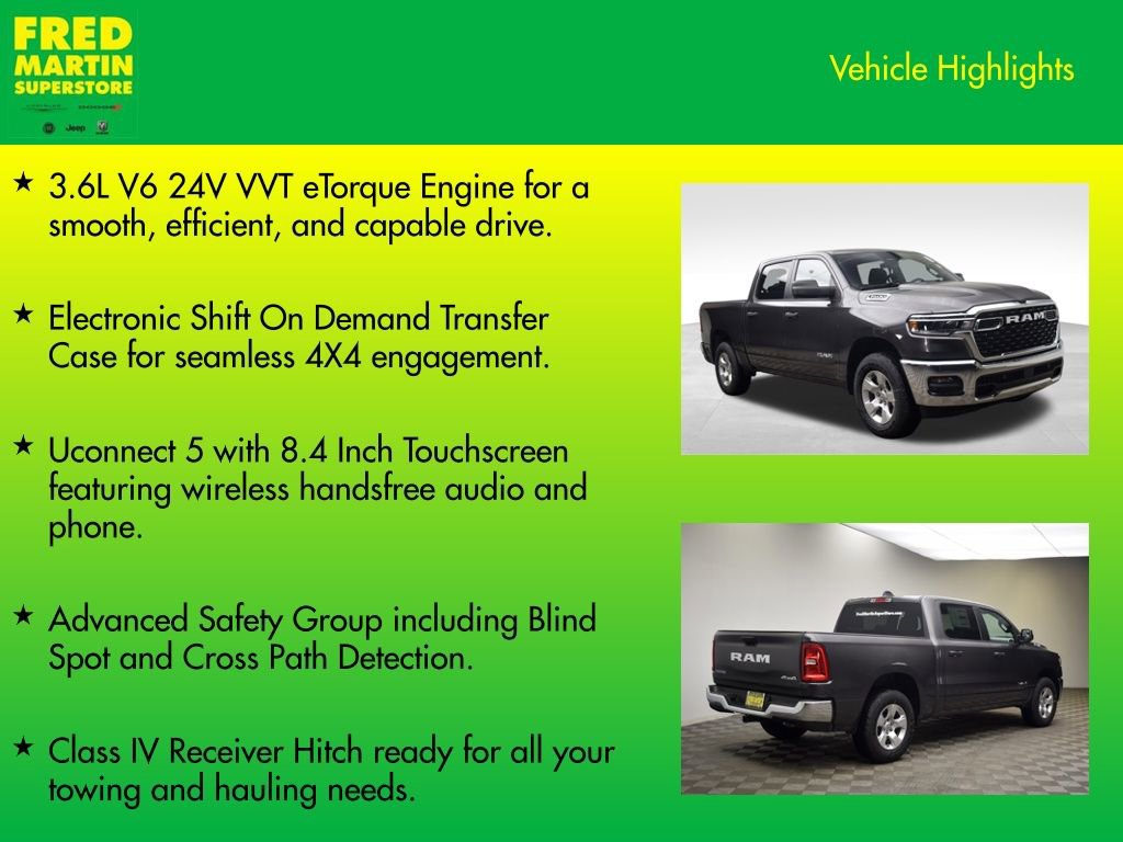 New 2026 RAM 1500 4x4 Crew Cab image 14