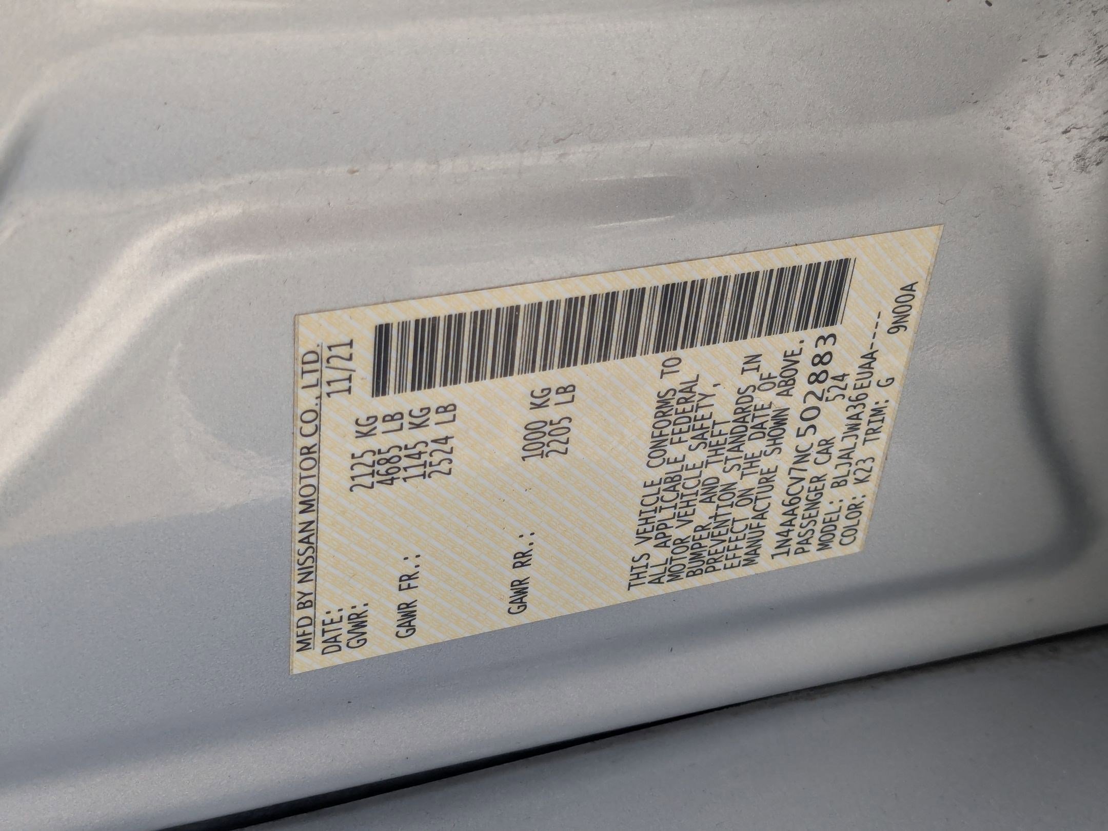 Used 2022 Nissan Maxima SV w/ Floor Mat Group image 35