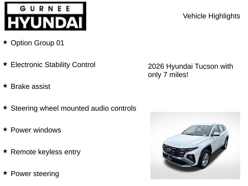 New 2026 Hyundai Tucson SE AWD/4WD image 8