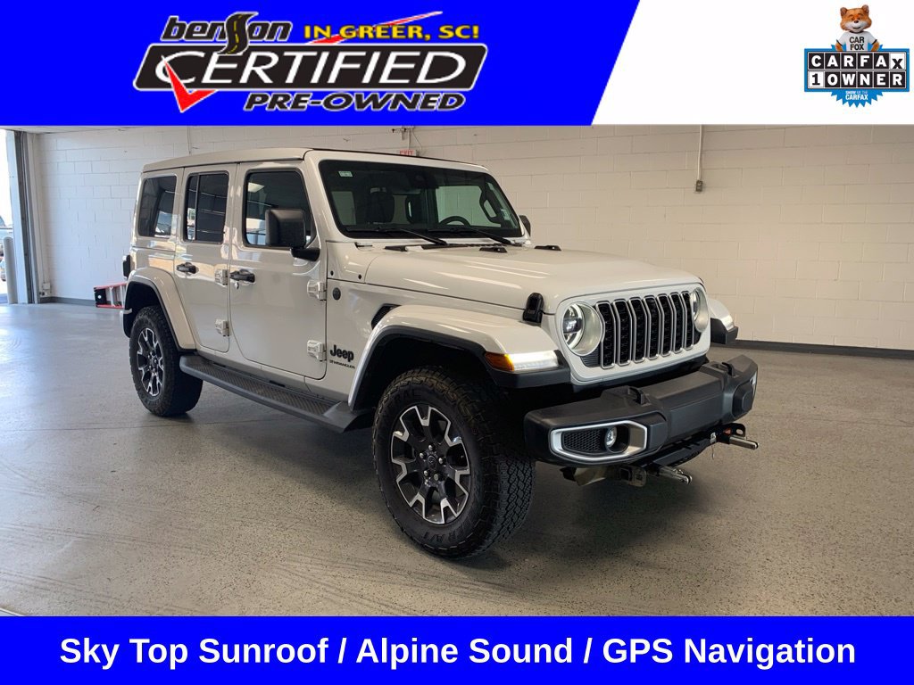 Used 2025 Jeep Wrangler Unlimited Sahara AWD/4WD image 1