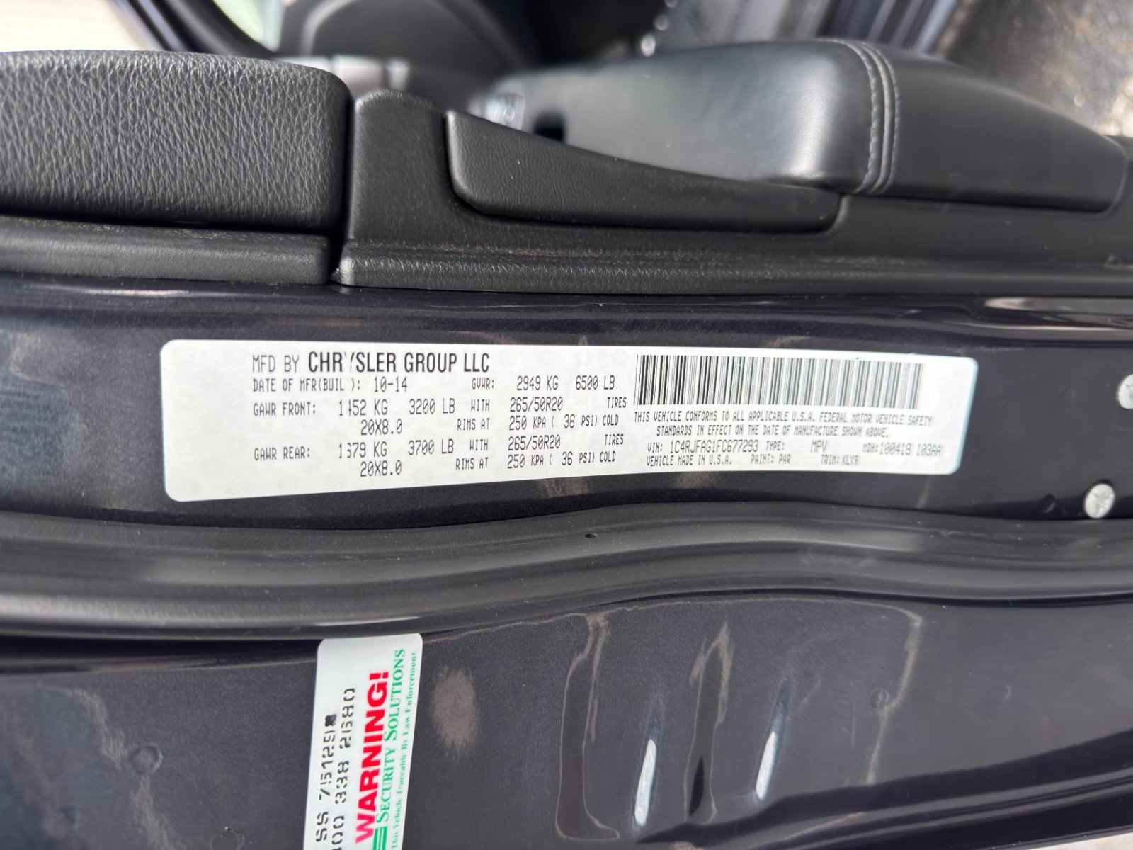Used 2015 Jeep Grand Cherokee Altitude AWD/4WD image 47