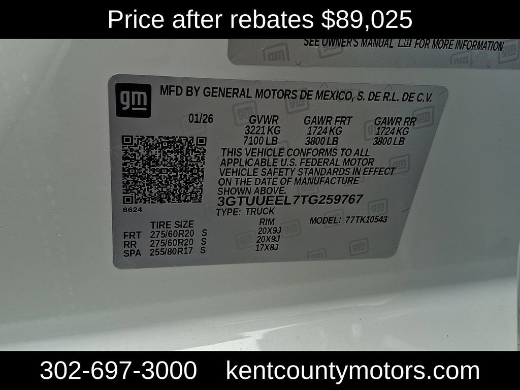 New 2026 GMC Sierra 1500 AT4 w/ Technology Package AWD/4WD image 24