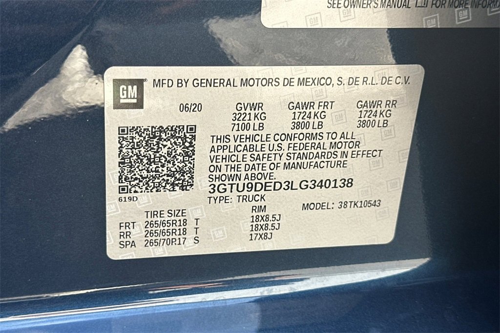 Used 2020 GMC Sierra 1500 SLT w/ X31 Off-Road Package image 30