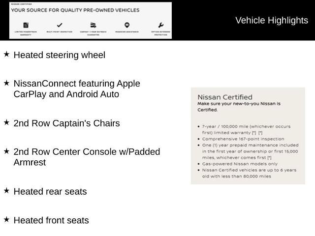 Certified 2023 Nissan Armada Platinum w/ Captain's Chairs Package AWD/4WD image 9
