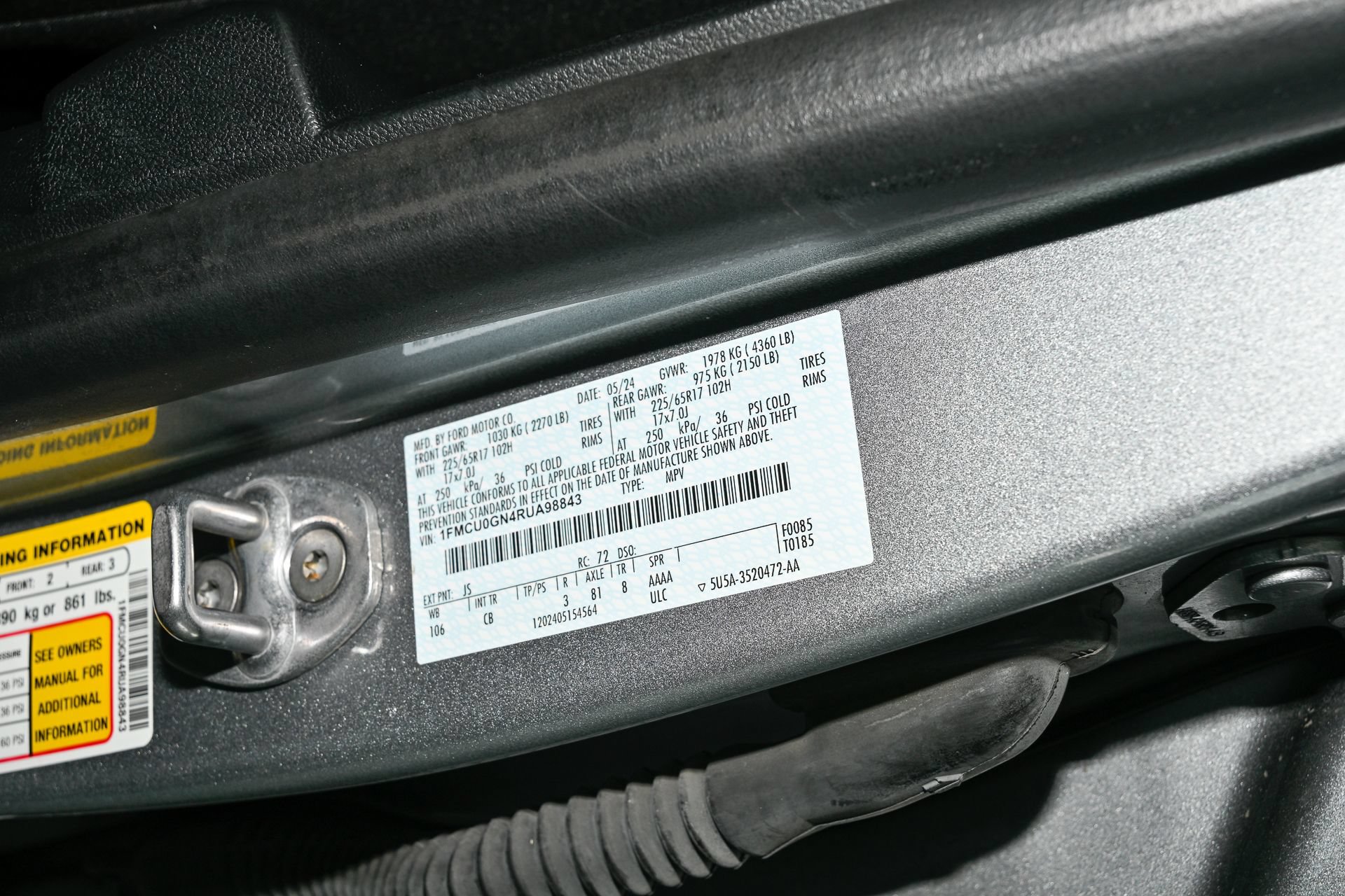 Used 2024 Ford Escape Active FWD image 36