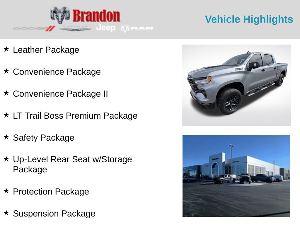 Used 2024 Chevrolet Silverado 1500 LT Trail Boss w/ LT Trail Boss Premium Package image 2