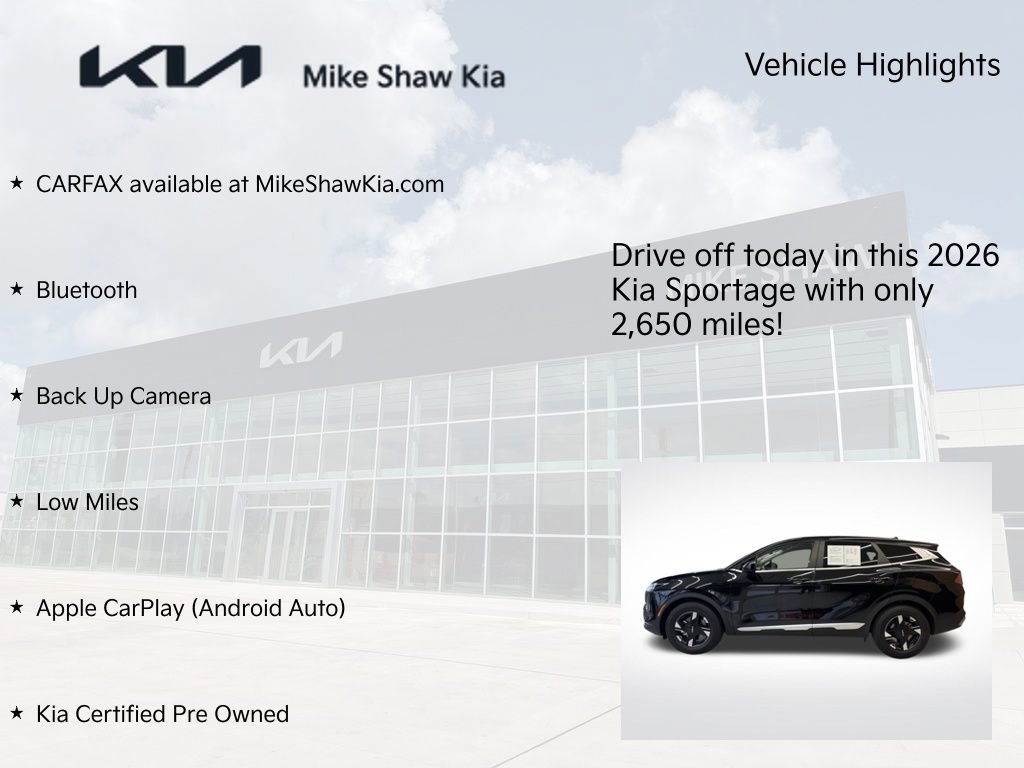 Certified 2026 Kia Sportage LX image 5