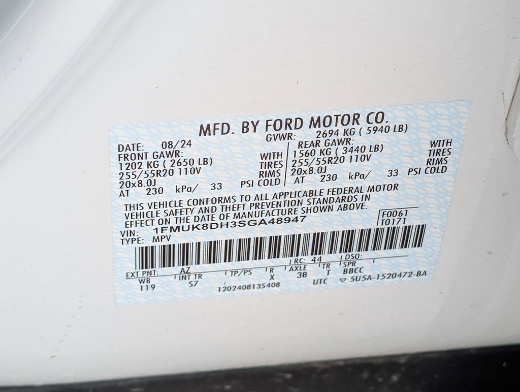 New 2025 Ford Explorer Active w/ Active Comfort Package image 57