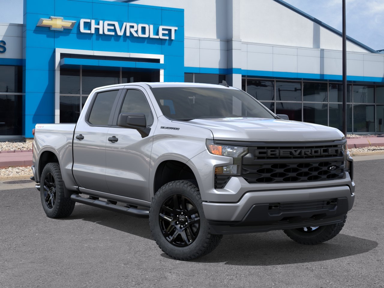 New 2026 Chevrolet Silverado 1500 Custom w/ Turbomax Blackout Package AWD/4WD image 41
