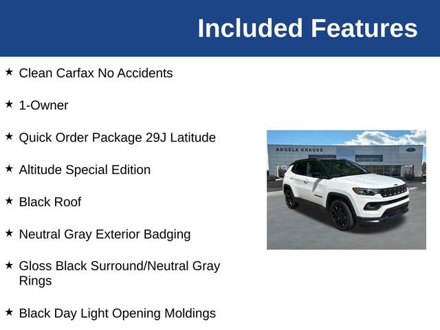 Used 2024 Jeep Compass Latitude w/ Altitude Special Edition AWD/4WD image 5