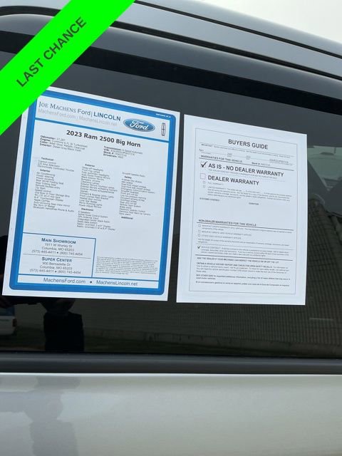 Used 2023 RAM 2500 Lone Star w/ Level 1 Equipment Group w/2_Y image 7