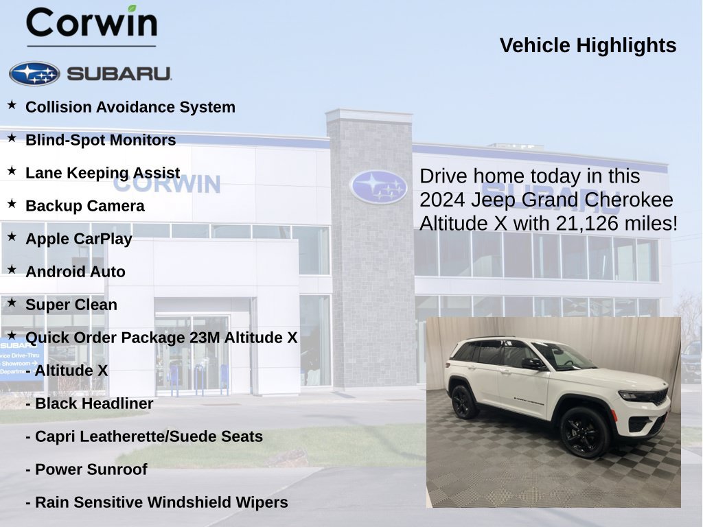 Used 2024 Jeep Grand Cherokee Altitude AWD/4WD image 6